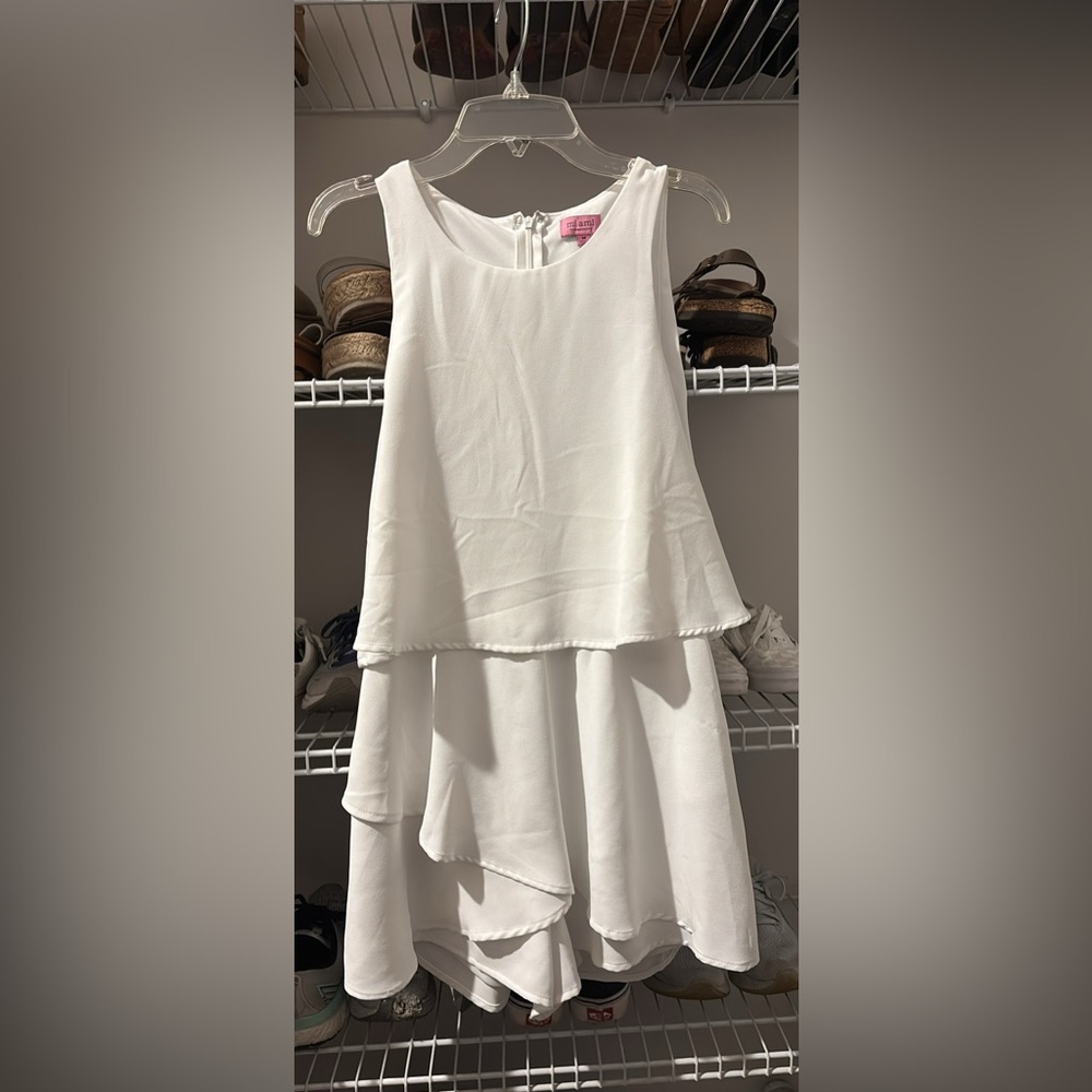 Elegant White Layered romper